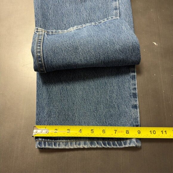 Vintage Polo Ralph Lauren Relaxed Fit Blue Jeans Cut 96572 Baggy Dad Denim - Picture 7 of 12